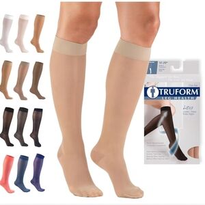 TruForm Leg Health Medical Compression Stockings Full Sock Men/Women - NIB
